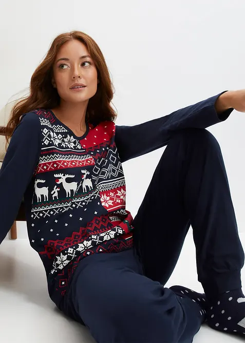 Pigiama in puro cotone, bonprix