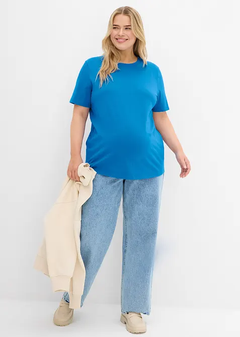 Maglia pr&eacute;maman in cotone biologico (pacco da 2), bonprix