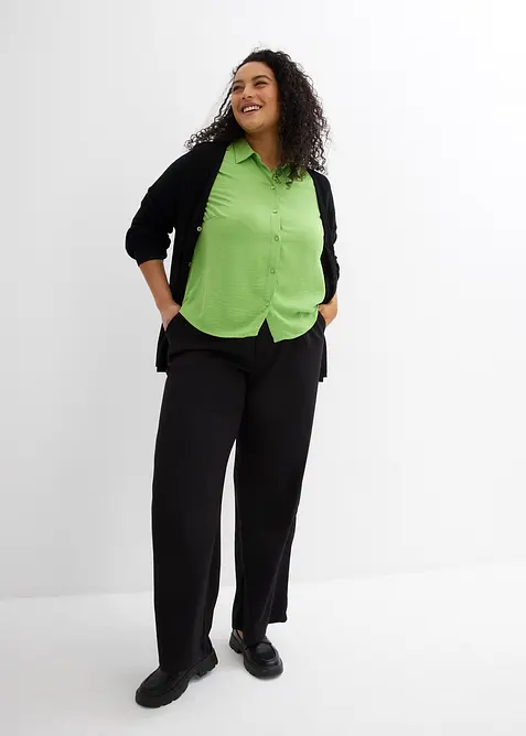 Camicetta boxy in crêpe leggero, bonprix