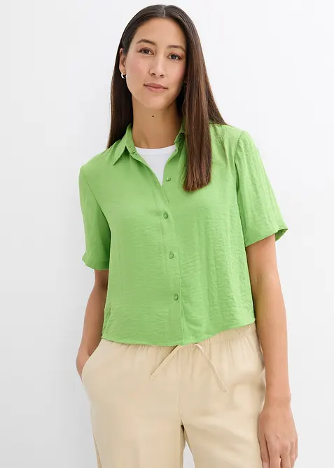 Camicetta boxy in cr&ecirc;pe leggero, bonprix
