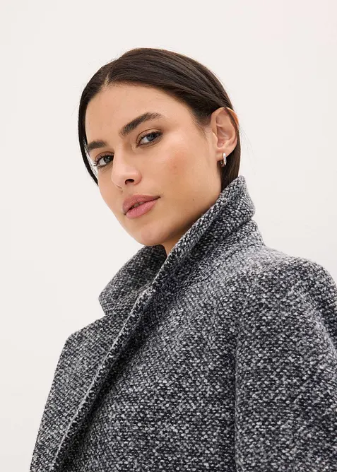 Cappotto corto in simil lana, bonprix