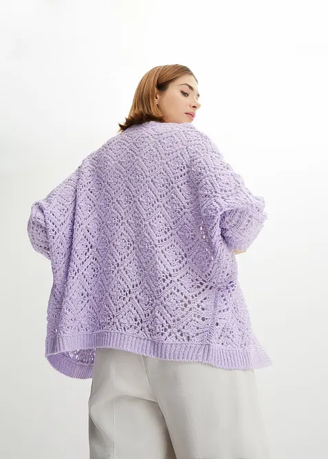 Cardigan traforato, bonprix