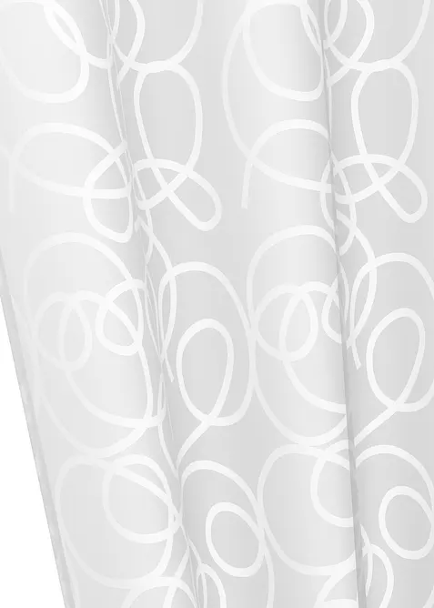 Tenda trasparente con stampa e poliestere riciclato (pacco da 1), bonprix