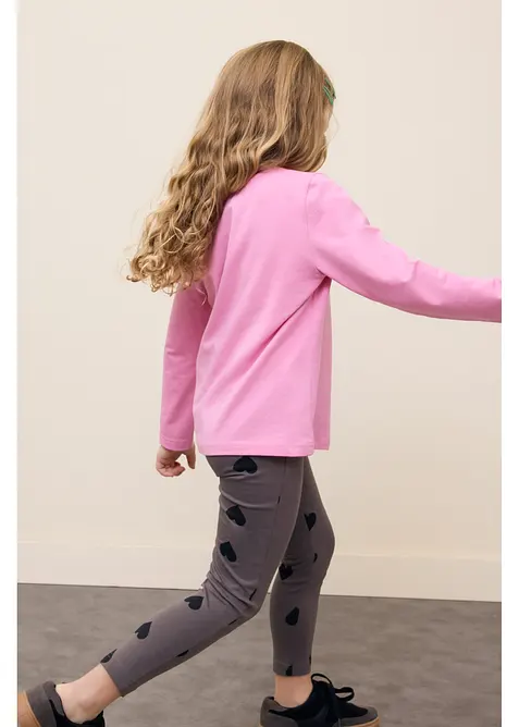 Maglia a maniche lunghe in misto cotone biologico elasticizzato (pacco da 3), bonprix