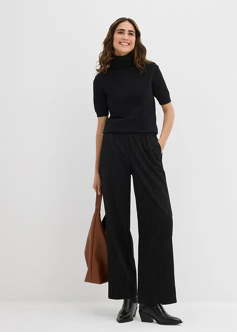 Maglia dolcevita a maniche corte, bonprix