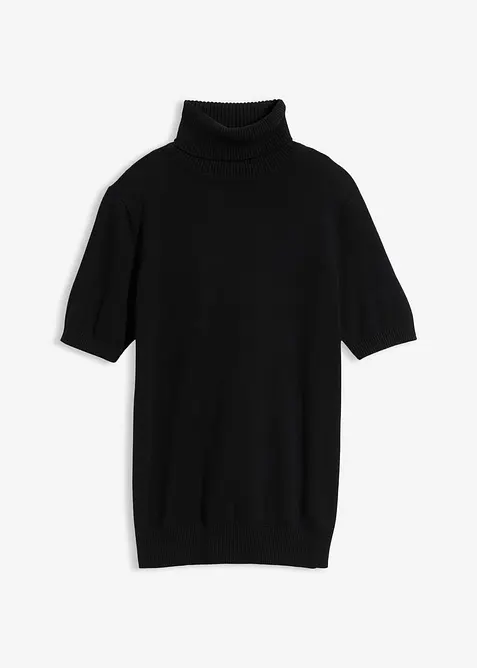 Maglia dolcevita a maniche corte, bonprix