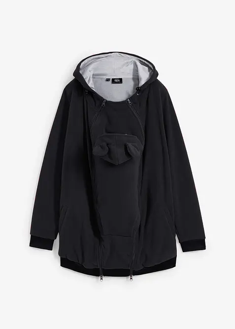 Giacca in pile prémaman 2 in 1 con inserto babywearing, bonprix