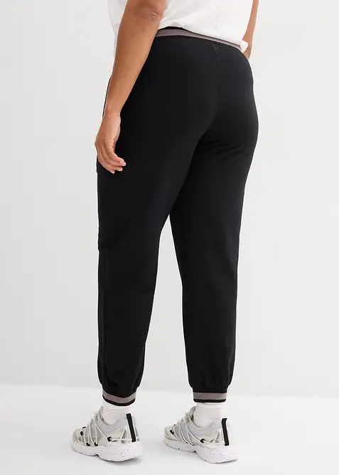 Pantaloni in felpa di misto cotone (pacco da 2), bonprix