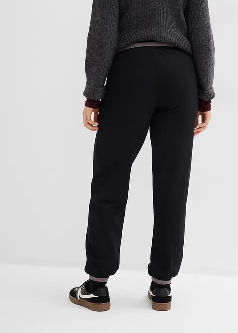 Pantaloni in felpa di misto cotone (pacco da 2), bonprix