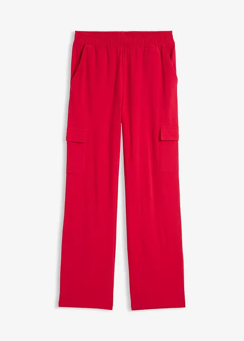 Pantaloni da jogging in misto cotone elasticizzato, bonprix