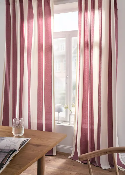 Tenda a righe con poliestere riciclato (pacco da 1), bonprix