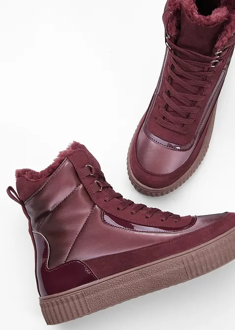 Scarponcini stringati foderati, bonprix