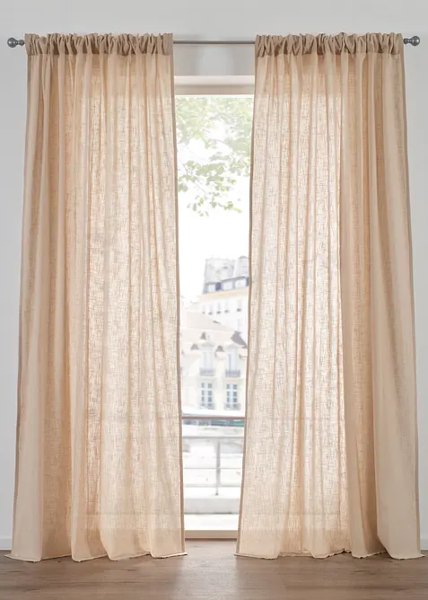 Tenda in puro cotone biologico (pacco da 1), bonprix