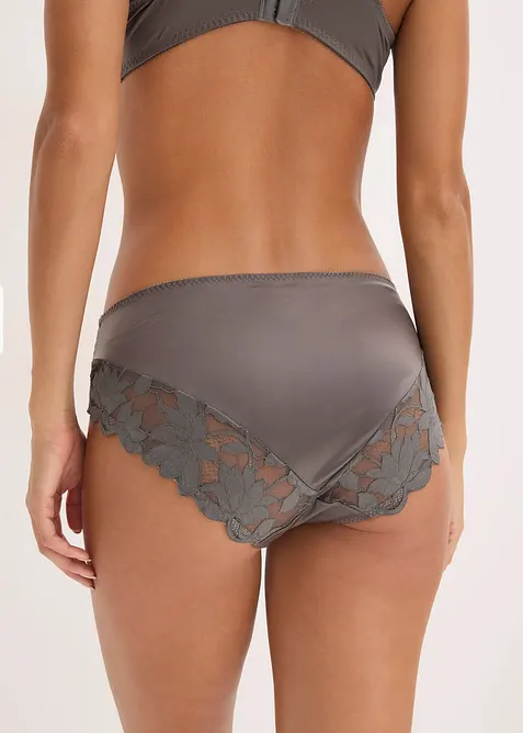 Slip alto con effetto lucido, bonprix