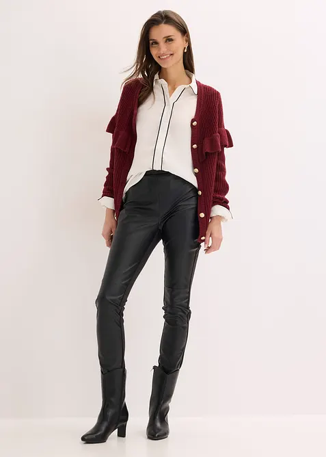 Camicetta in satin fluente, bonprix