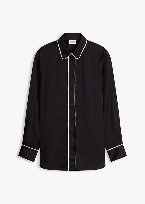 Camicetta in satin fluente, bonprix