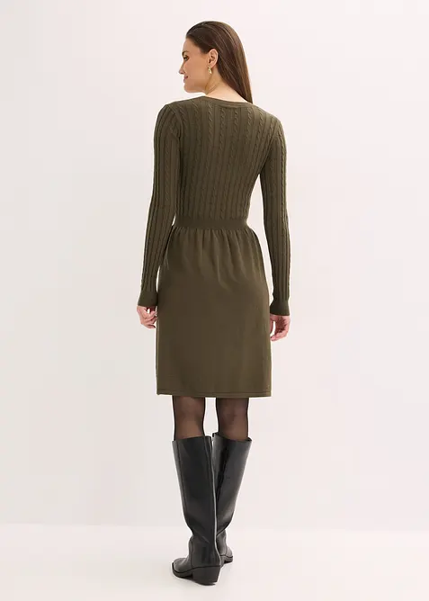 Abito in maglia di misto viscosa, bonprix