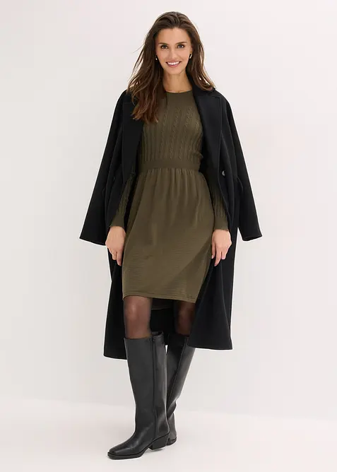 Abito in maglia di misto viscosa, bonprix