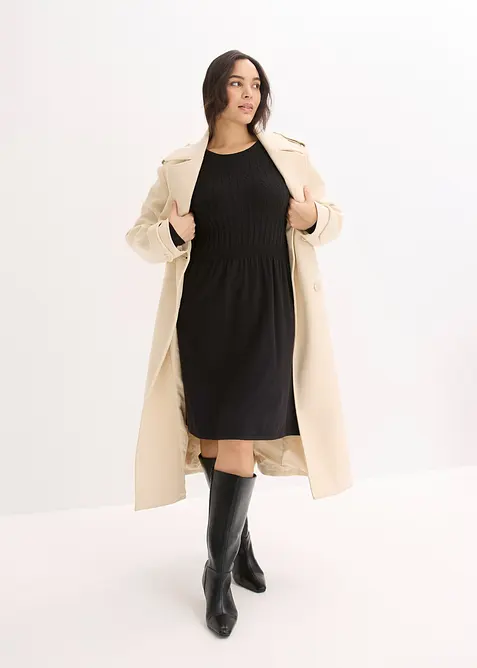 Abito in maglia di misto viscosa, bonprix