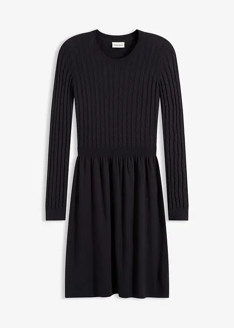 Abito in maglia di misto viscosa, bonprix