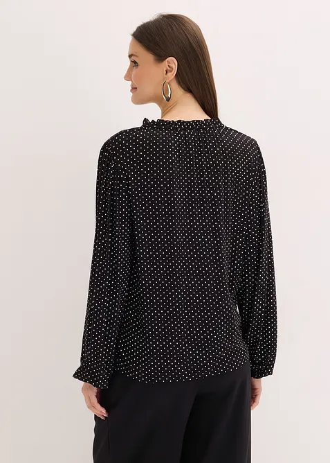 Maglia a maniche lunghe in misto viscosa, bonprix