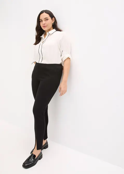 Leggings in punto di Roma comodo, bonprix