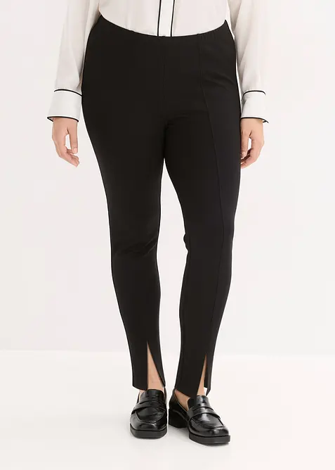 Leggings in punto di Roma comodo, bonprix