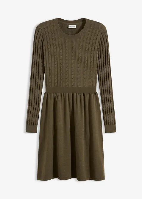 Abito in maglia di misto viscosa, bonprix