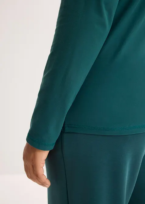 Giacca tecnica termica con mezza cerniera, ad asciugatura rapida, bonprix