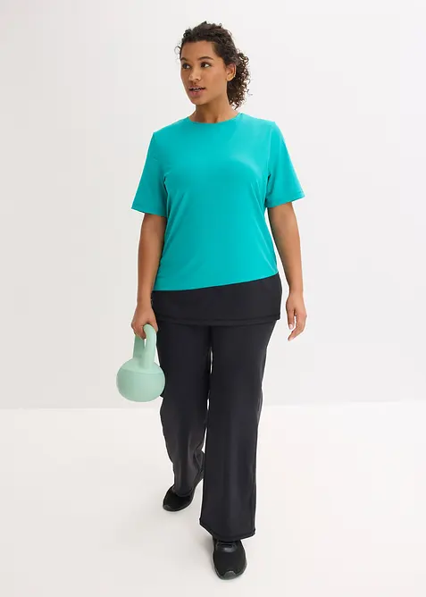 T-shirt per lo sport con effetto strutturato, bonprix