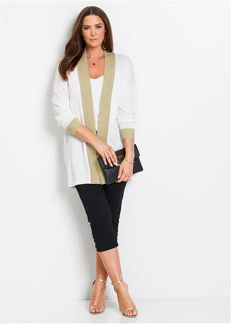 Pantaloni cropped elasticizzati, bonprix