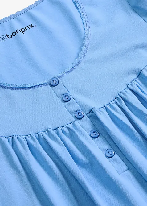 Camicia da notte per l'allattamento con cotone biologico, bonprix