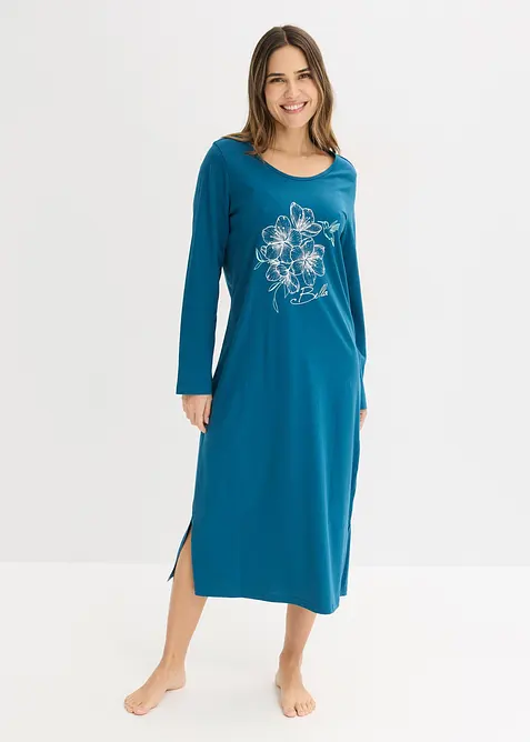 Camicia da notte in puro cotone, bonprix