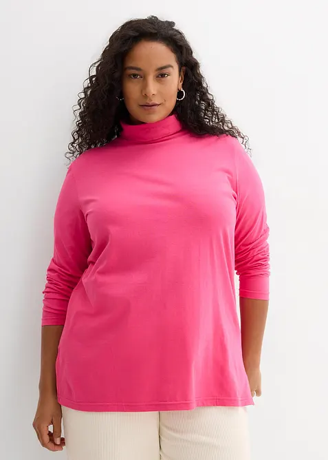 Maglia dolcevita in puro cotone biologico, bonprix