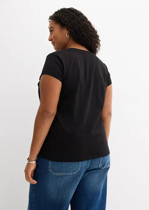 T-shirt in puro cotone biologico (pacco da 2), bonprix