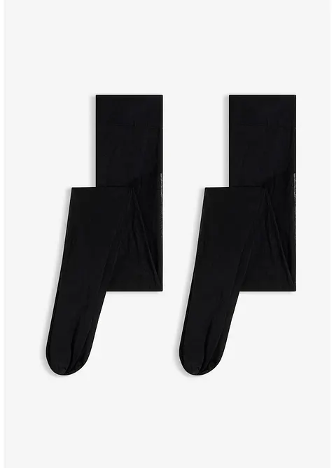 Collant con fascia comoda 30 den (pacco da 2), bonprix