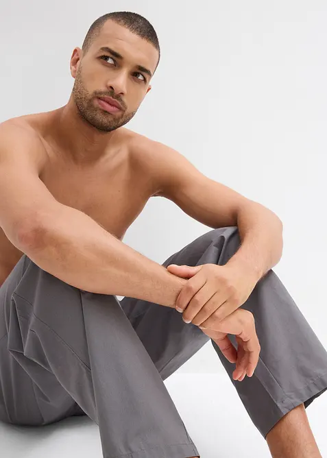 Pantaloni pigiama lunghi in cotone morbido (pacco da 2), bonprix