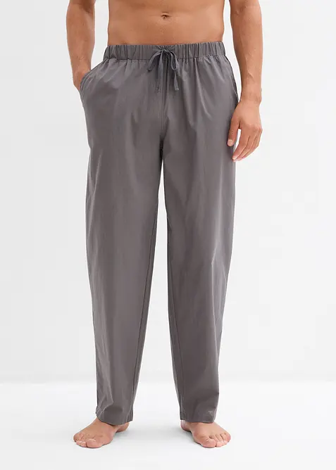 Pantaloni pigiama lunghi in cotone morbido (pacco da 2), bonprix