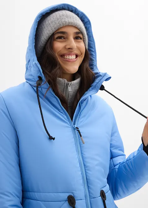 Giaccone tecnico trapuntato con dettagli riflettenti, bonprix