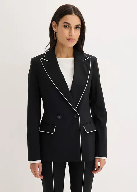 Blazer in bengalina elasticizzata, bonprix