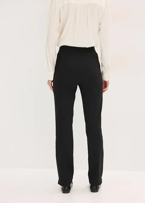 Pantaloni in bengalina con elastico in vita, bonprix