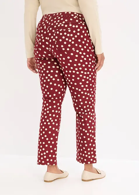 Pantaloni 5 tasche elasticizzati, bonprix