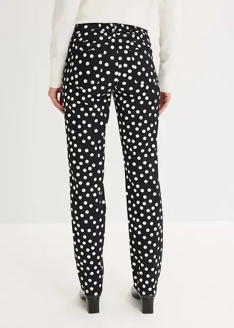 Pantaloni 5 tasche elasticizzati, bonprix