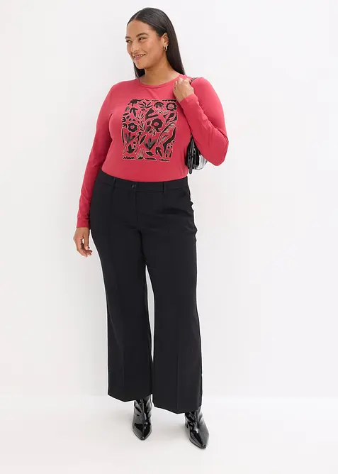 Maglia a maniche lunghe con cotone biologico, bonprix