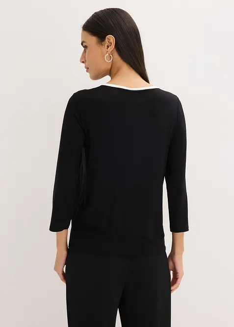 Maglia con bordi a contrasto, bonprix
