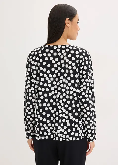 Tunica a maniche lunghe con dettaglio decorativo, bonprix