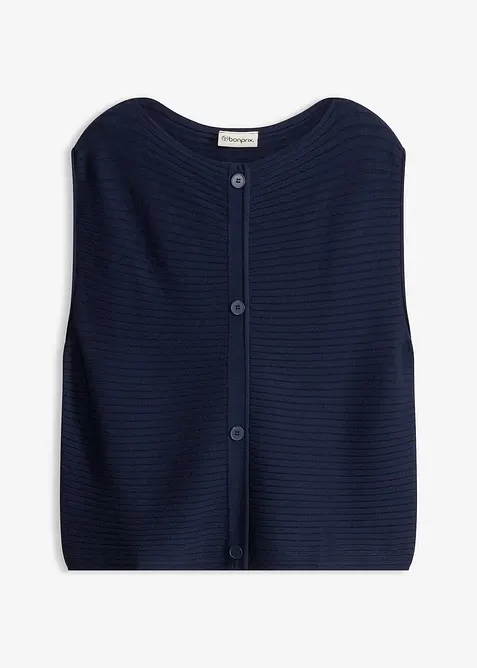 Abito in maglia e gilet (set 2 pezzi), bonprix