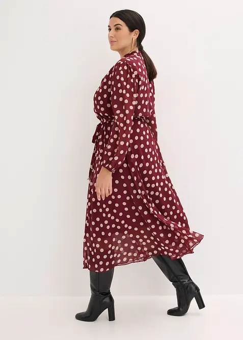 Abito di chiffon in fantasia, bonprix