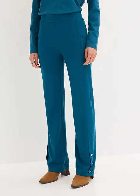 Pantaloni in jersey punto di Roma, bonprix