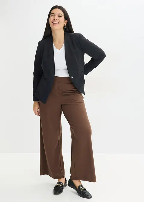 Pantaloni in jersey con traversina decorativa, bonprix